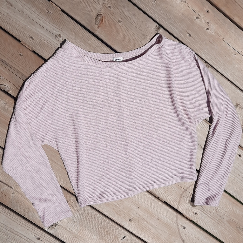 Slouchy‎ cropped top